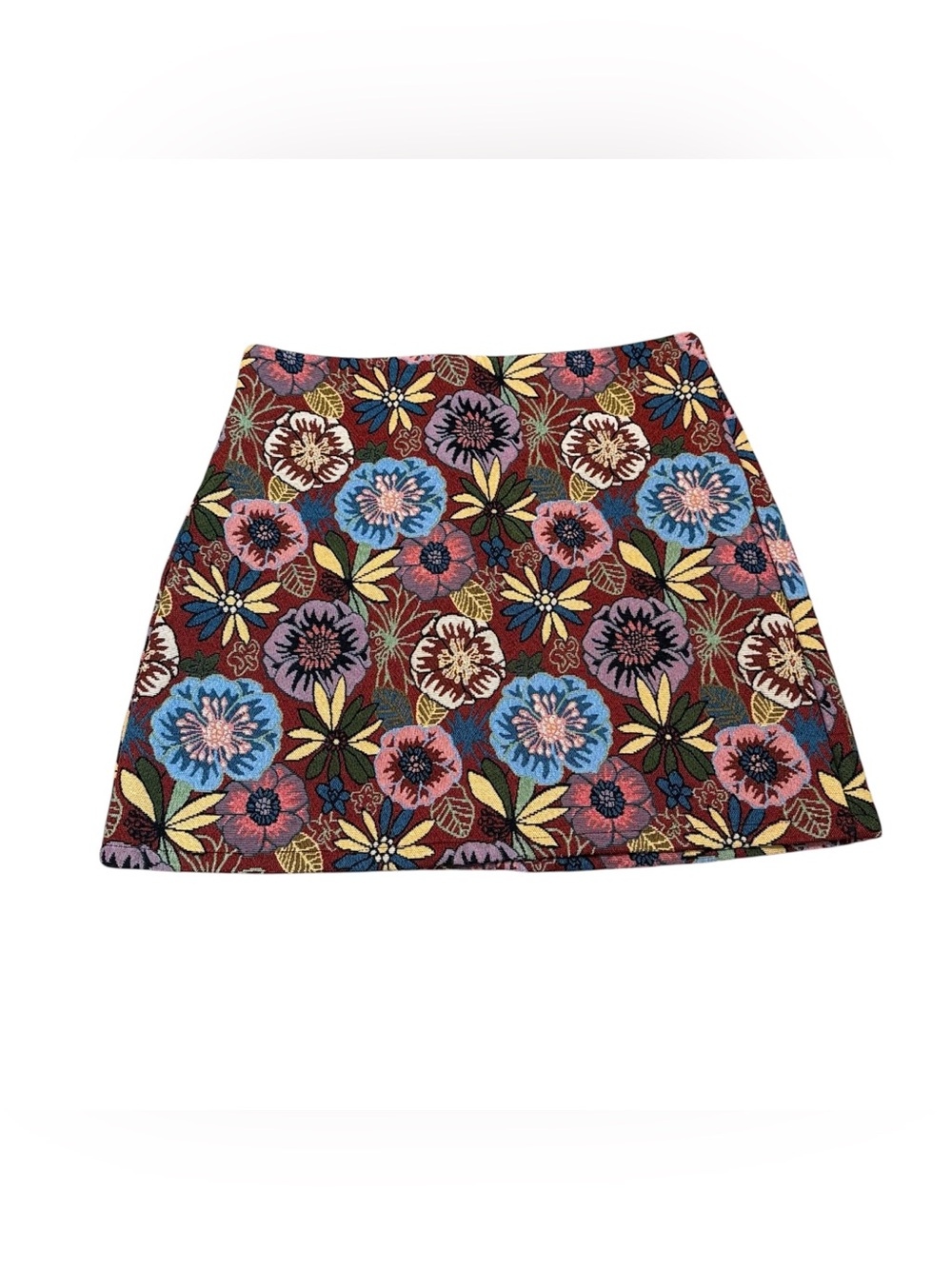 Floral mini skirt